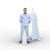 Figure cutout with white edge