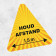 Keep distance Triangle Sticker 4