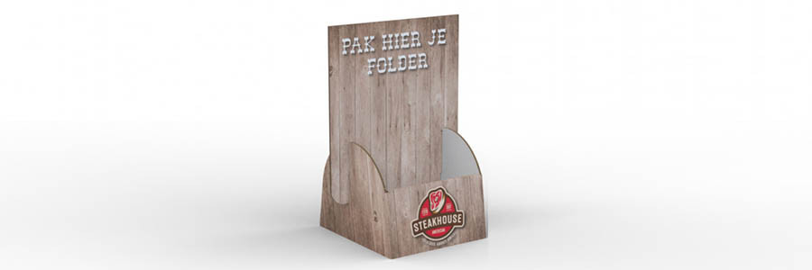 Nieuwe leafletholders in onze webshops